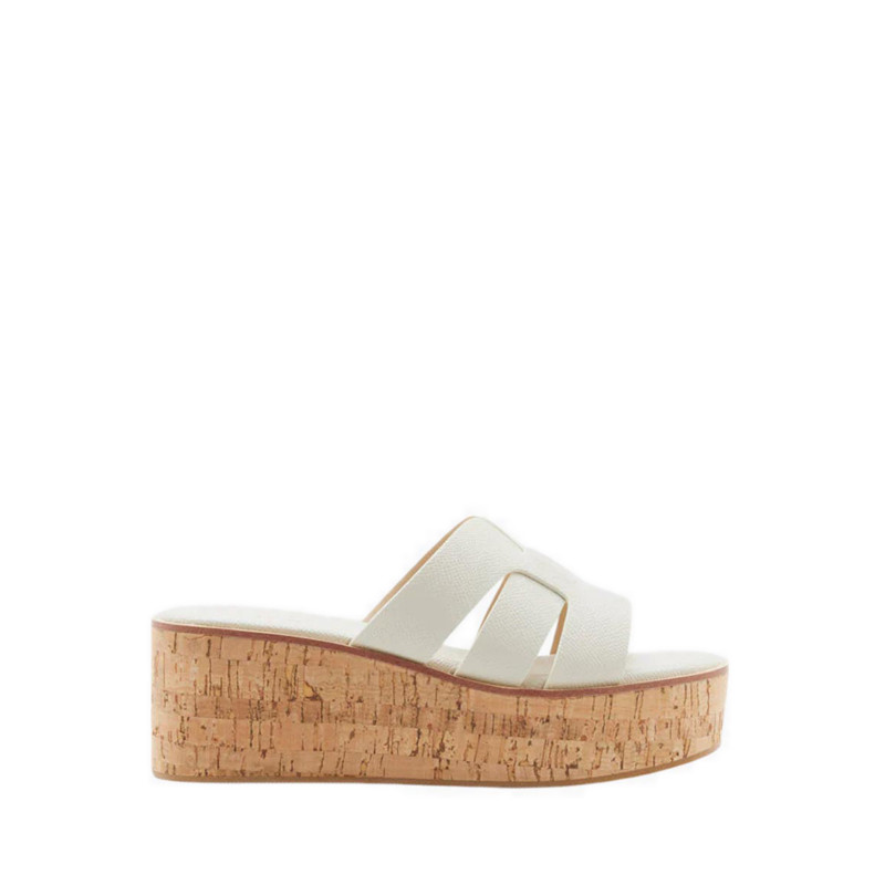 Pazzion Elmira M.Ori Cage Wedges - Beige