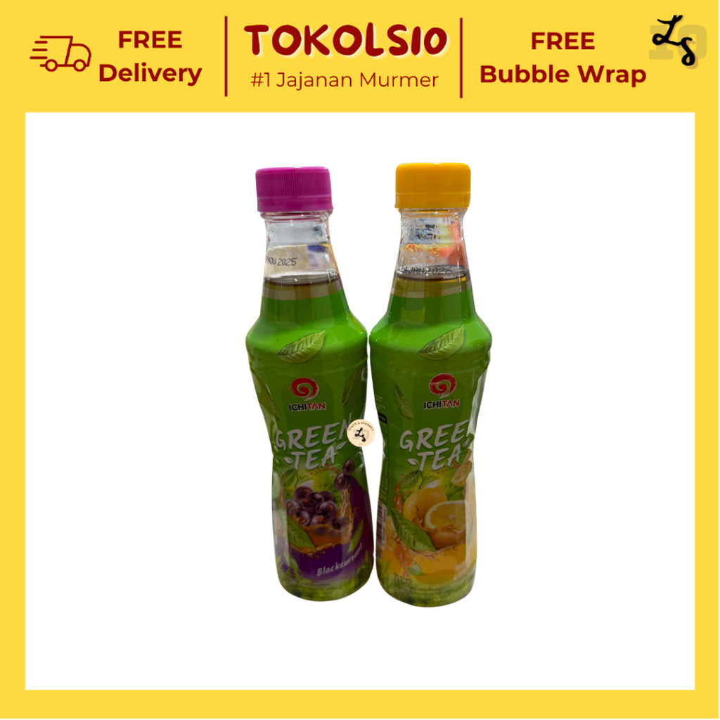 

Ichitan Green Tea Minuman Rasa Honey Lemon/Apple/Blackcurrant 280ml