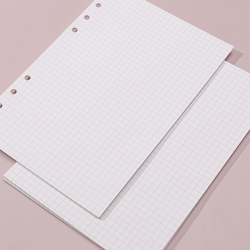 

A5 Loose-Leaf Notebook Refill 45Sheet Spiral Binder Paper Index Inside Page Dot Grid Blank Stationery