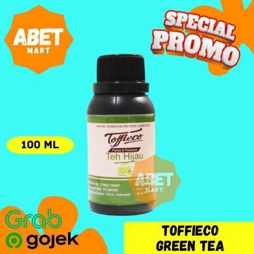 

Toffieco Green Tea 100ml - 100 ml Teh Hijau Perisa Makanan Minuman Perasa Ekstrak Essense Pasta Tofico Tofieko Grinti Pak Pcs Dus Ijo Greentea