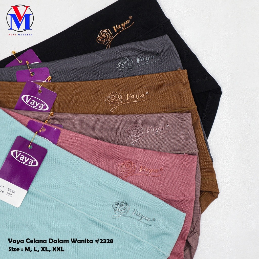 NOFOSHOP Vaya (6PCS Warna Random) Celana Dalam Wanita Art 2328 ( Vaya SOFT )