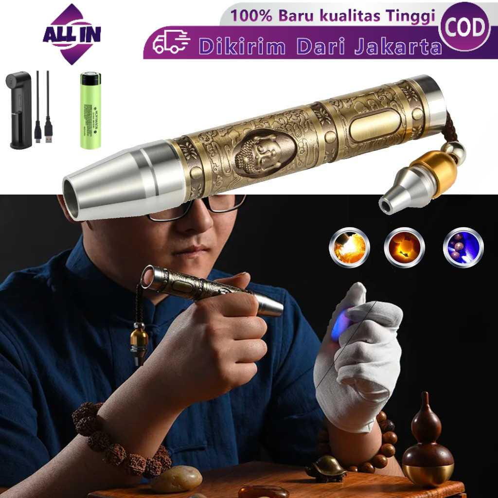 Senter Batu Akik Super Terang Senter Permata Senter Batu Mulia Senter Batu Akik Lampu Detektor Uang