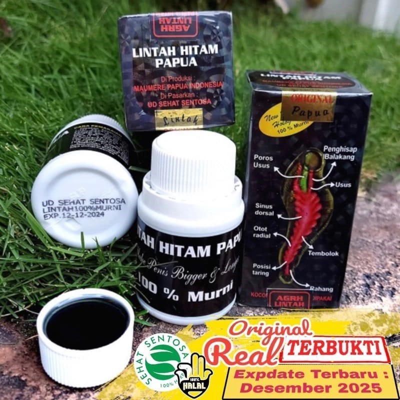 MINYAK KEMASAN Privasi Aman Minyak Lintah Papua Hitam Asli Ori