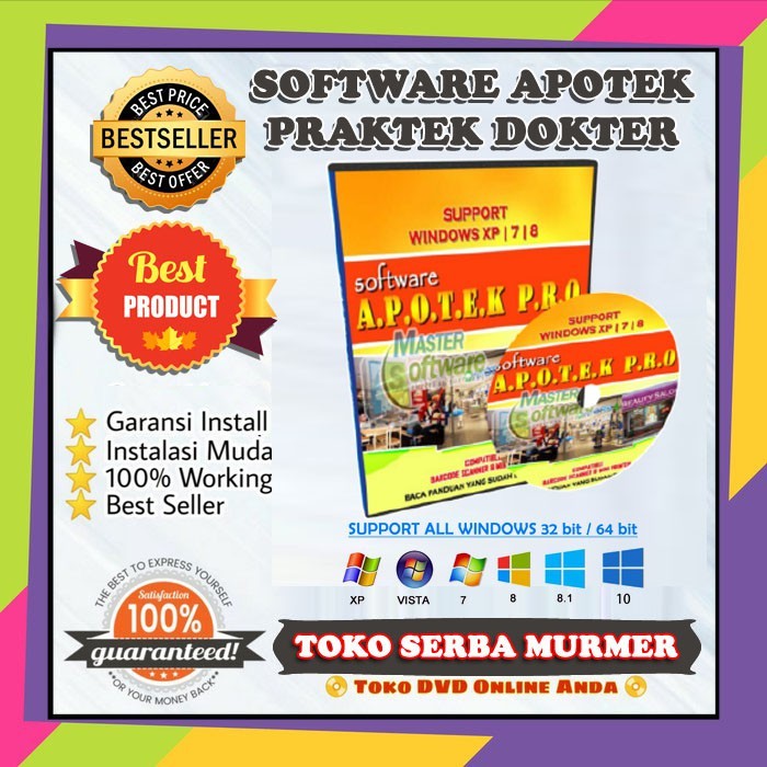 Software program aplikasi POS kasir dan administrasi klinik apotek apotik