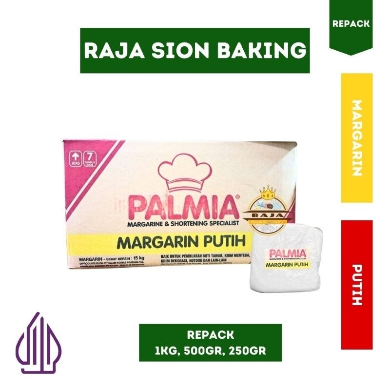 

PALMIA Margarine Putih 1 KG ( ASIN ) / Mentega PUTIH Repack