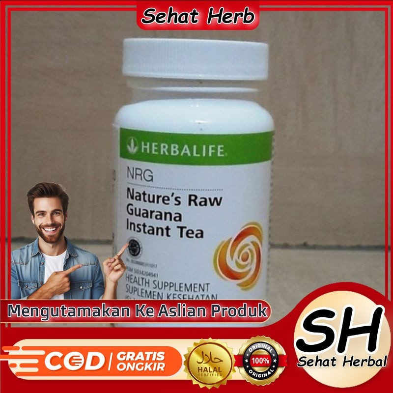Teh NRG HLF 100% Ori herbalife nrg pembakar lemak ori pelangsing penurun berat badan cepat