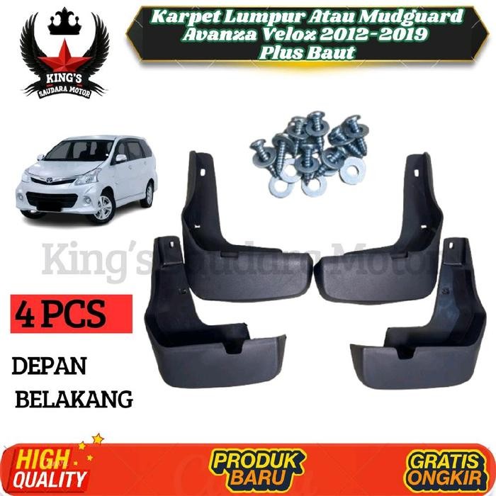 Karpet Lumpur Atau Mud Guar Avanza Veloz 2012 - 2019 Set 4 pcs Depan Belakang Best Seller Accessorie