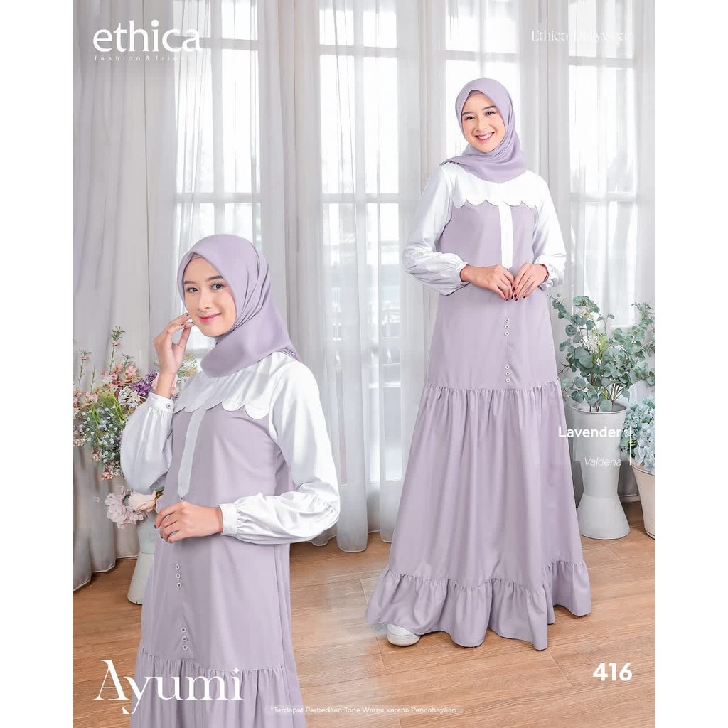 ETHICA GAMIS DEWASA  AYUMI 416 LAVENDER