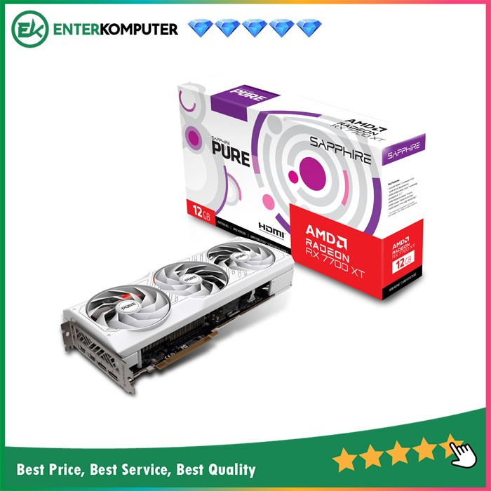 Sapphire Radeon RX 7700 XT 12GB GDDR6 PureCO