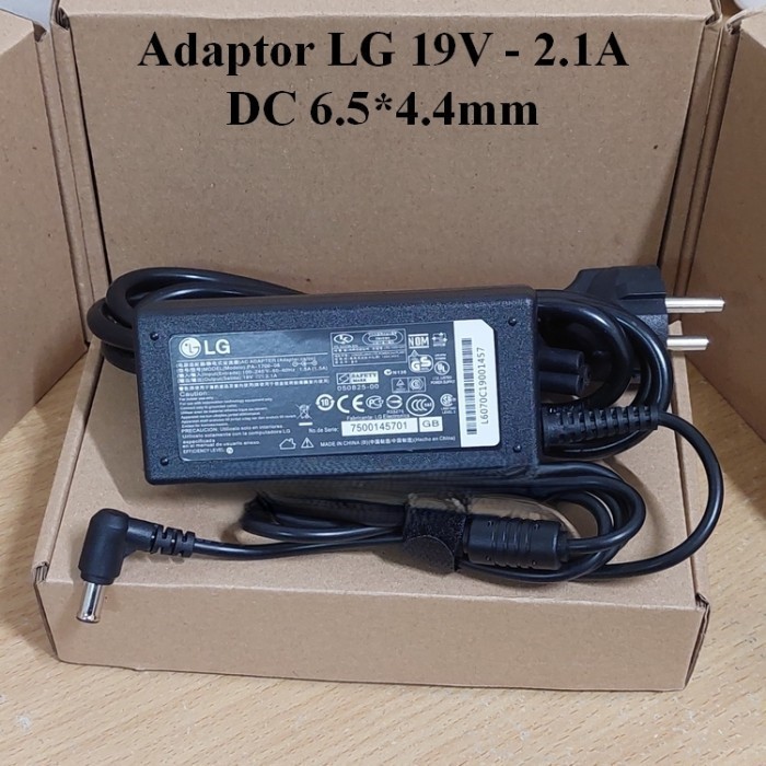 Adaptor Charger TV & Monitor Merk LG 19V - 2.1A DC 6.5*4.4mm new
