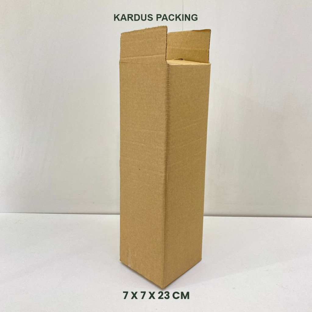KARDUS BOX KARTON DIE CUT POLOS 7 X 7 X 23 | KARDUS/KARTON BOX POLOS | KOTAK PACKING KARDUS KOTAK PO