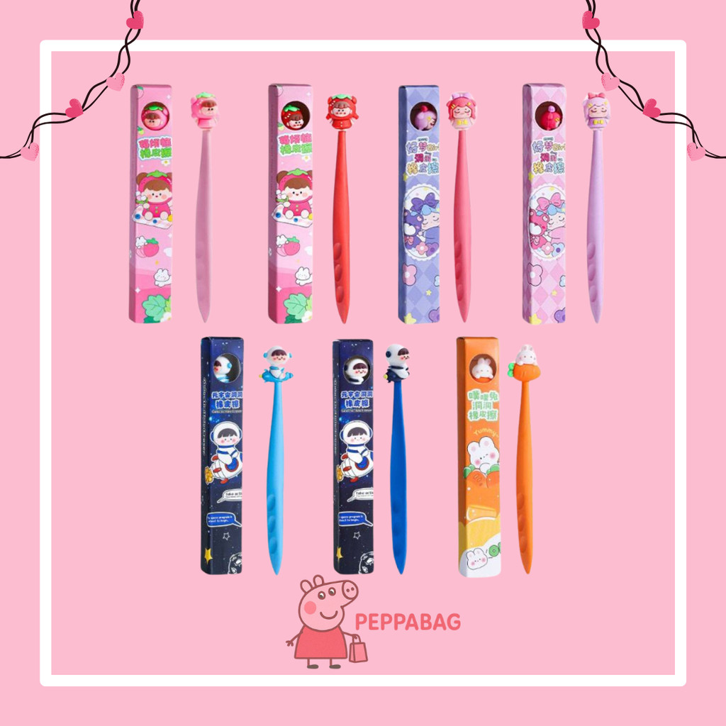 

Penghapus Eraseable Pen Pensil Boneka 3D Penghapus Boneka Lucu - ES0354