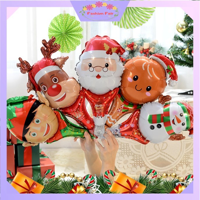 FASHION FAIR - 6030 Balon Natal / Balon Natal Foil / Balon Natal Dekorasi / Balon Christmas Hias / B
