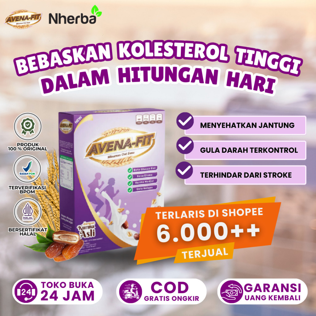 

Avena Fit - Bebaskan Kadar Gula Darah Dan Kolesterol Tinggi Dalam Hitungan Hari