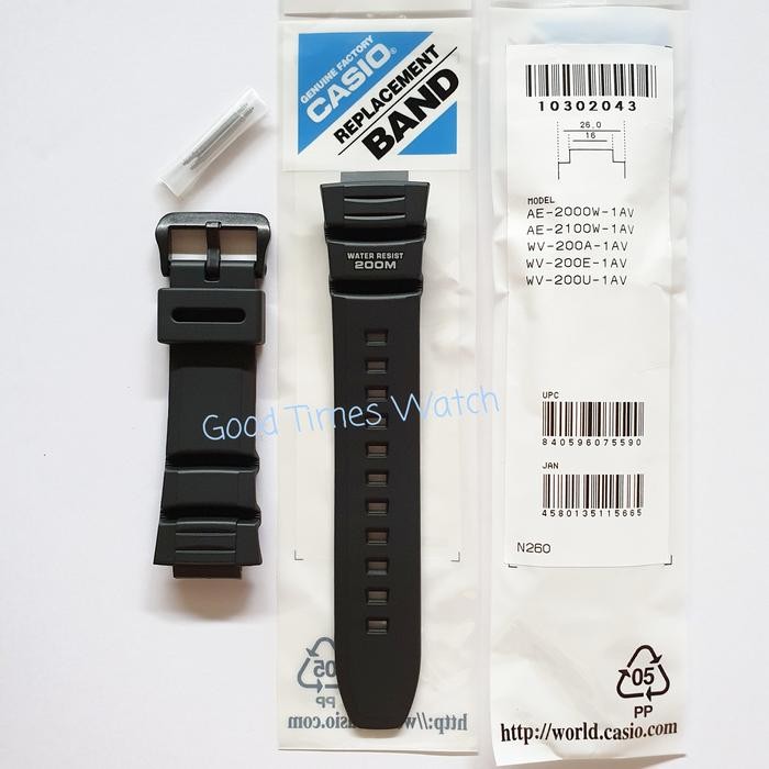 STRAP CASIO AE-2000W AE-2100W WV-200 / AE-2000 AE-2100 Casio Original