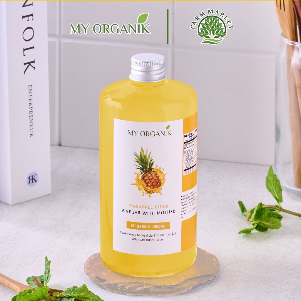 

My Organik Cuka Nanas Cuka Nanas Organik Tanpa Campuran Pineapple Cider Vinegar 500ml