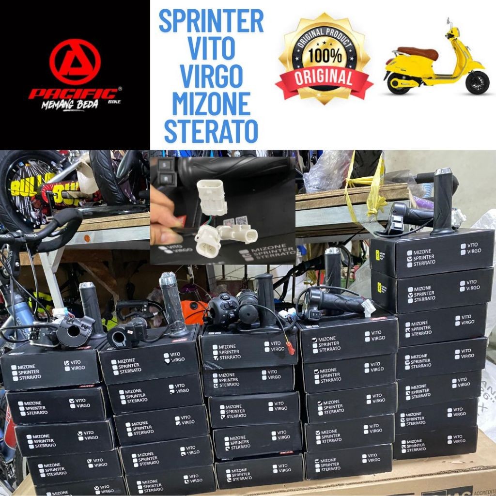 EXOTIC PACIFIC Gas Throttle Motor Listrik Molis Multi Speed Sprinter Sterato Vito Virgo Mizone 1 Pas
