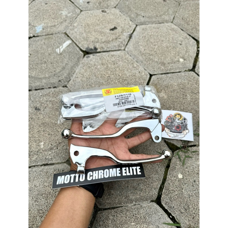MERK SYS MALAYSIA CHROME HANDEL HANDLE REM KOPLING KANAN KIRI FIZR F1ZR FIZ R FORCE 1 ONE VEGA JUPIT