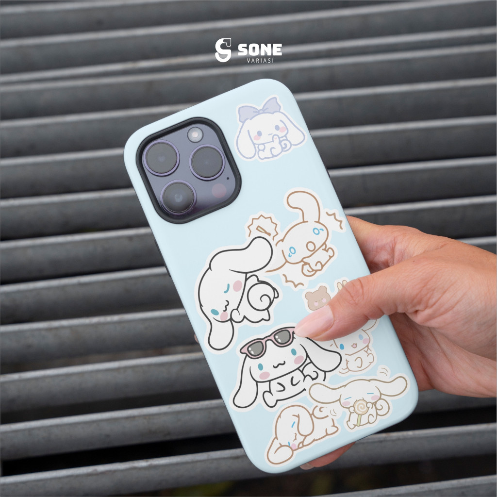 

Sticker Pack CINNAMOROLL / Stiker Kartun Animasi Paper Vinyl Deco Buku Jurnal Tumbler Laptop Aesthetic