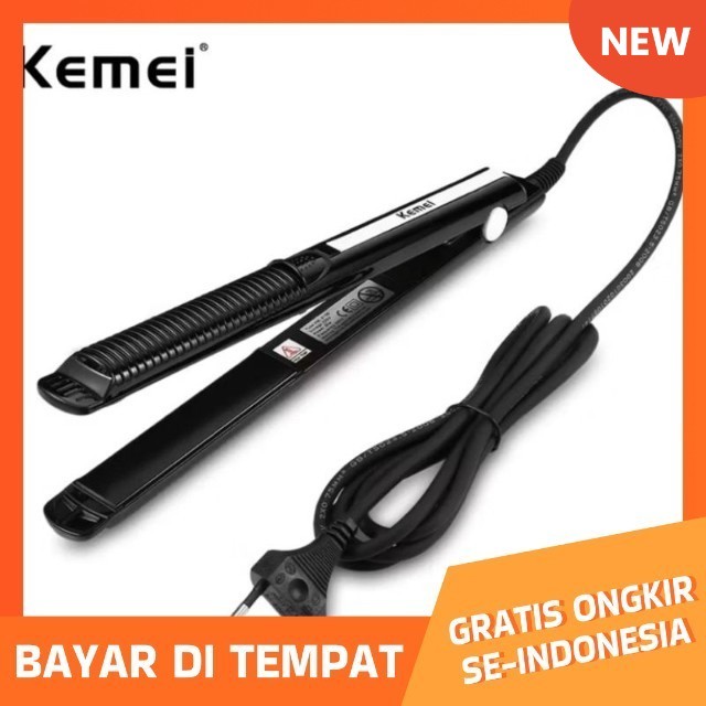 CATOKAN RAMBUT KEMEI ORIGINAL  2 IN 1 PELURUS DAN CURLY KEMEI-2139 / CATOKAN