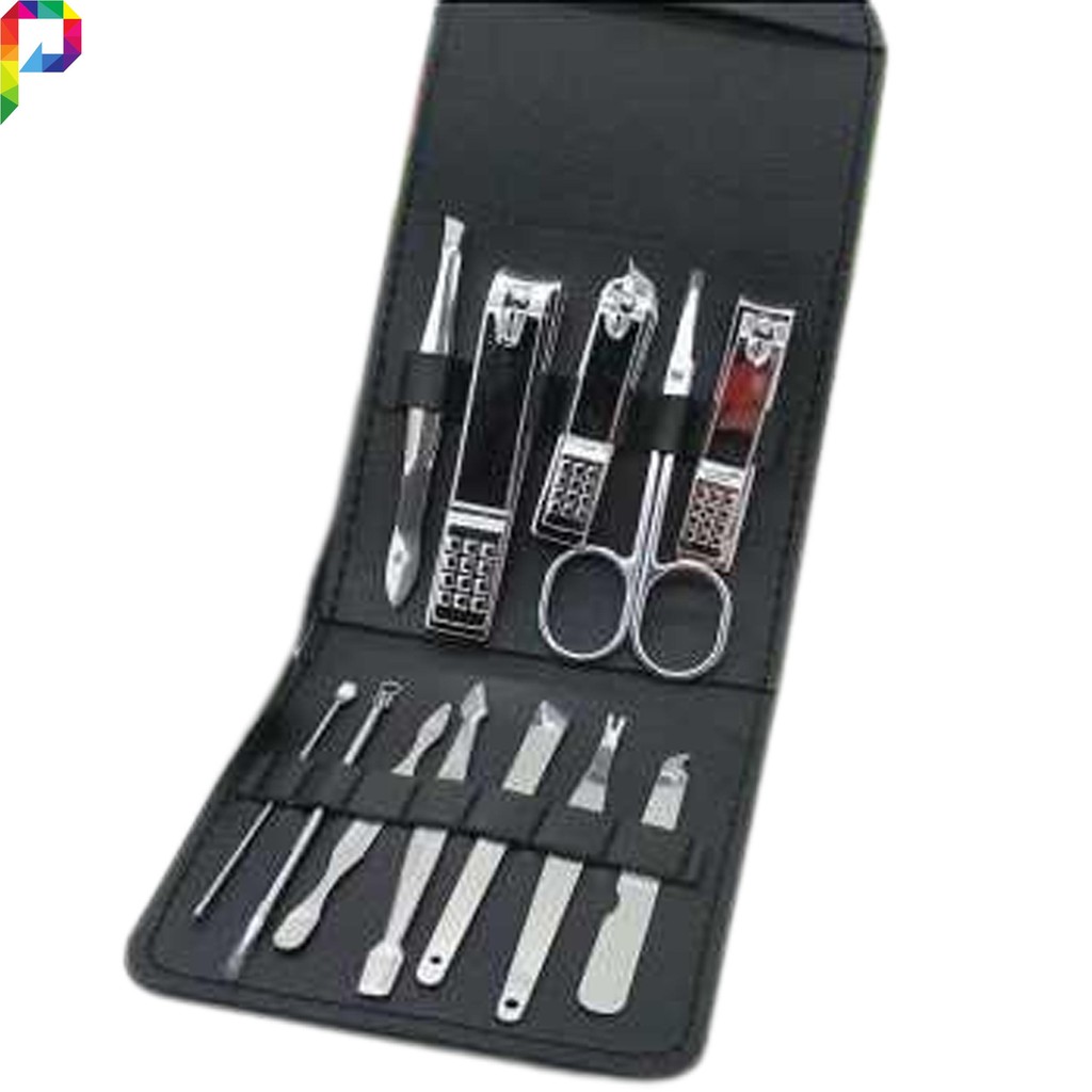 Set Gunting Potong Perawatan Kuku Manicure Pedicure Nail Clipper Art 12 Pcs