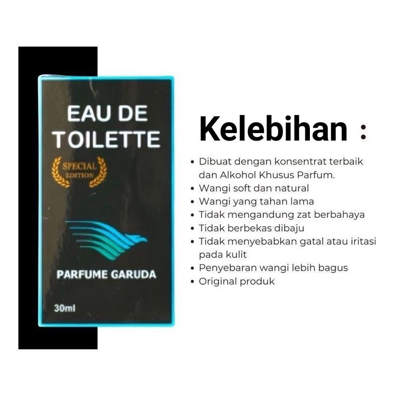 Parfum Garuda Indonesia 30ml / EAU DE TOILETTE Garuda Indonesia