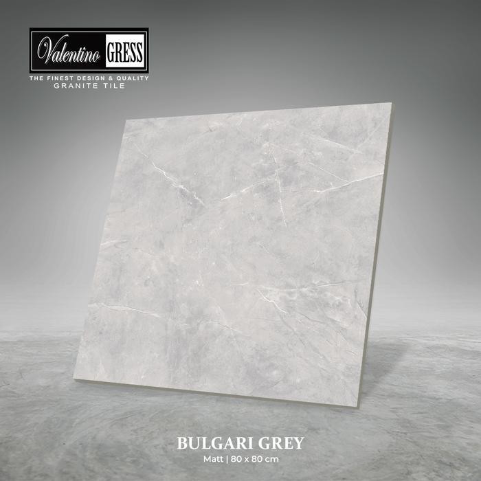 GRANITE VALENTINO GRESS 80x80 CM - BULGARI GREY - MATT