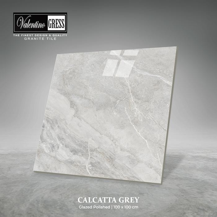 GRANITE VALENTINO GRESS 100X100 CM - CALACATTA GREY