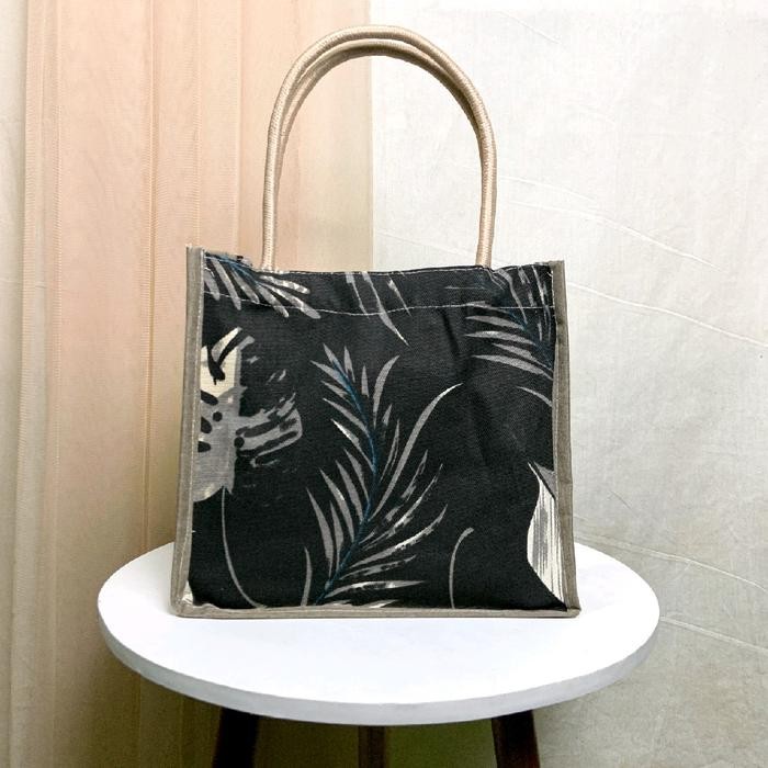 Tas Jinjing Kanvas Tali Sumbu Handbag Kanvas Motif Kecil Tas Tali Sumbu MINI Tas Mukena Tas Tote tal