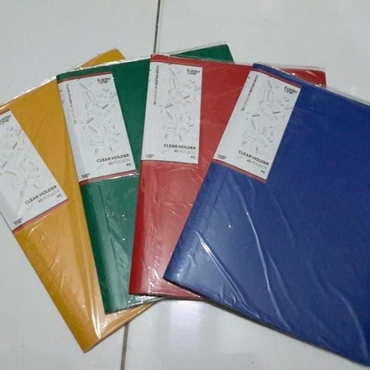 

【YANA-M】PROMO!!! Map Clear Holder Folder One F4 ( isi 60 lbr ) - Biru