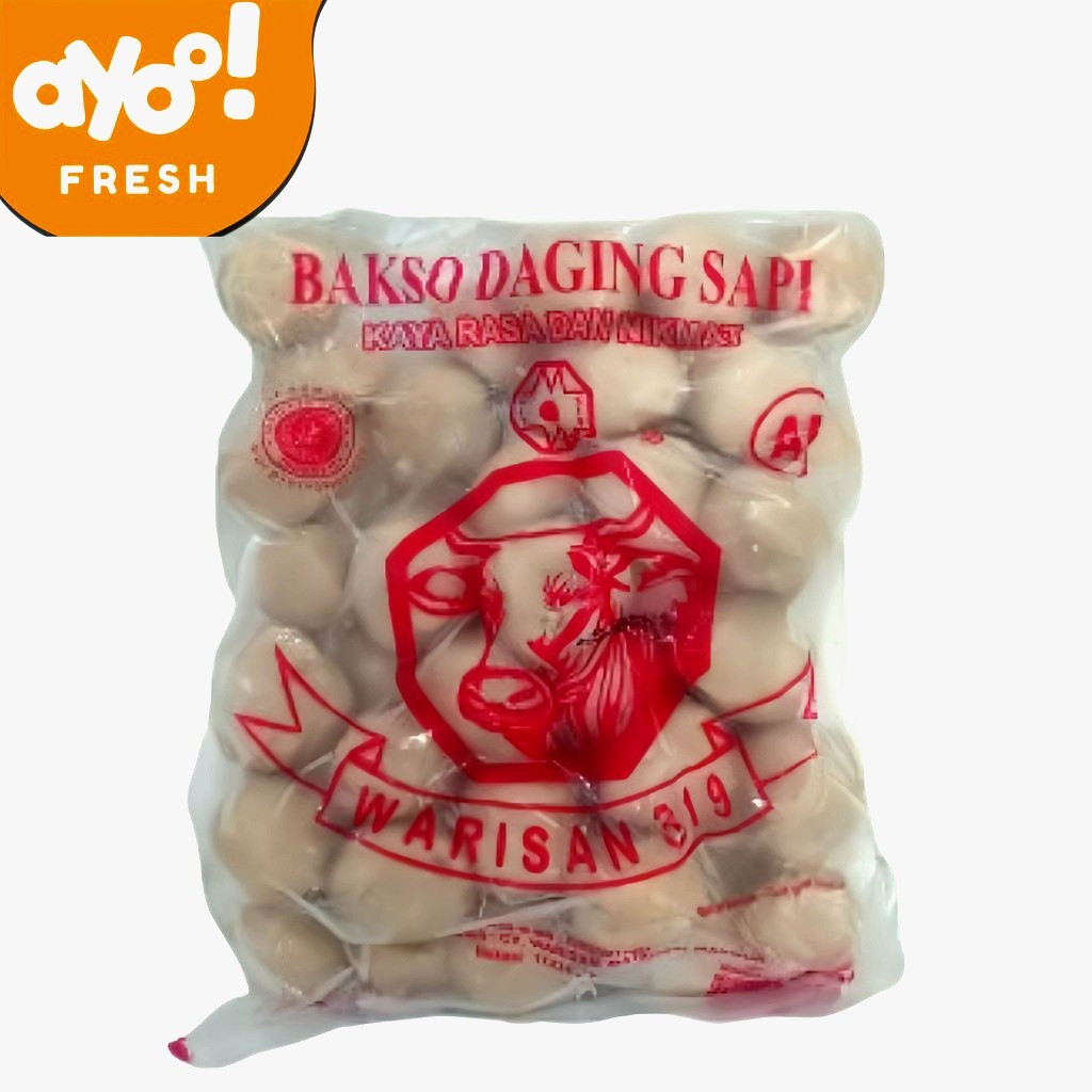 

Bakso Warisan Original 600gr isi 50 Pcs