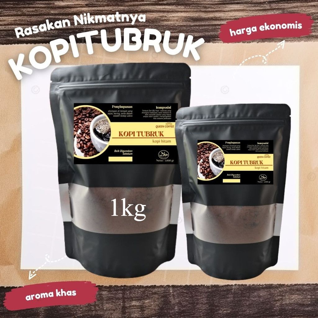 

Kopi Bubuk Tubruk Kemasan 1 Kg Rasa Nikmat