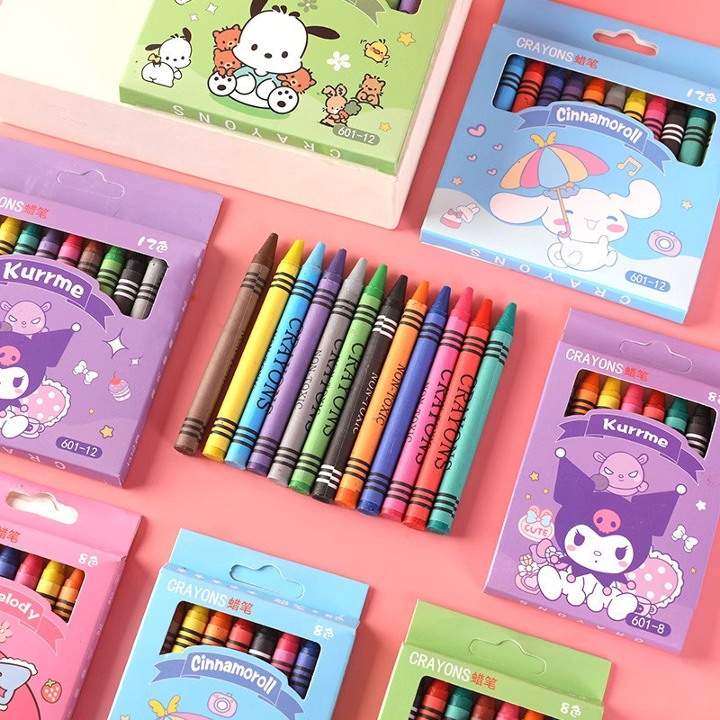 

CRAYON MINI ISI 6,8,12 WARNA / KRAYON ISI 12 / 8 / 6 WARNA MOTIF PANDA CUTE, CAPYBARA, SANRIO DLL AMAN UNTUK ANAK TIDAK BERBAU