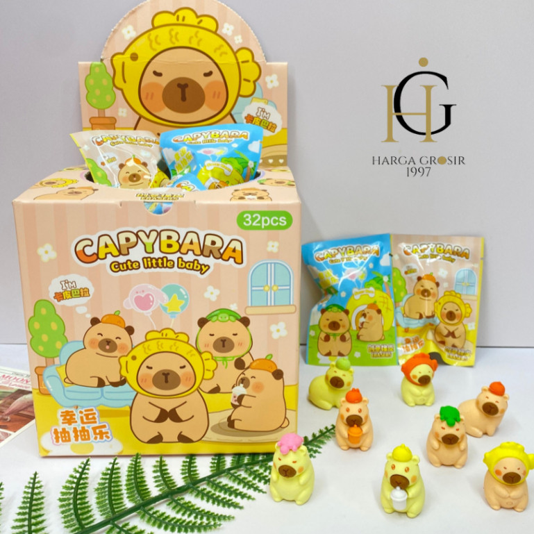 

1 box isi 32 Penghapus Mystery Bag Capybara Blind box Capybara Cappybara Penghapus / Blind Box Sanrio lucu / Blind Box Penghapus Capybara lucu / Kado unik hampers bisa cod