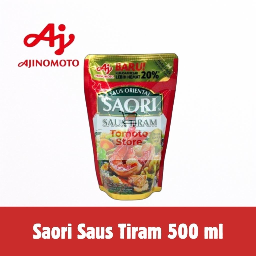 

TOMOTOSTORE AJINOMOTO Saori Saus Tiram Pouch Kemasan Refill 500 ml