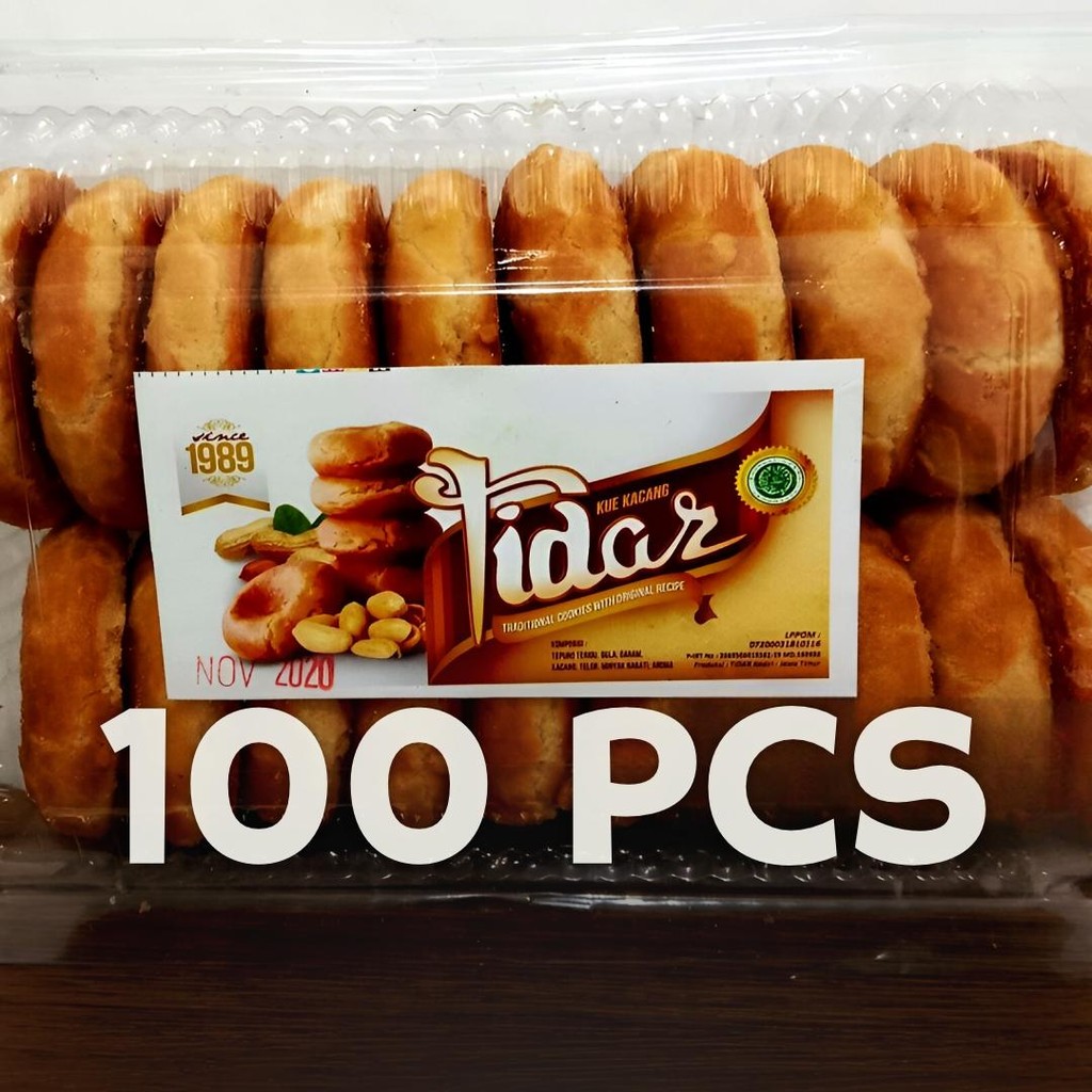 

[ 50 PCS ] Kue Kacang Tidar Asli Oleh Oleh Khas Kediri / Kopi Food Frozen Cemilan