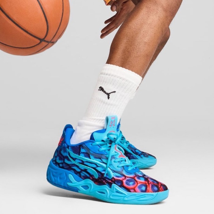 Sepatu Basket Puma Mb.04 Lo Alien Skins Ultra Blue Original 311318-01 - 10~(44.5)