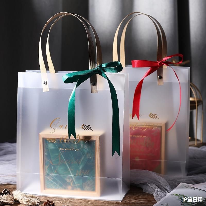 

TERLARIS - [ dfs ] Goodie Bag Hampers Tote Gift Bag Transparan Premium Ulang Tahun Imlek Natal Lebaran (Min 3 Pieces) Ds8
