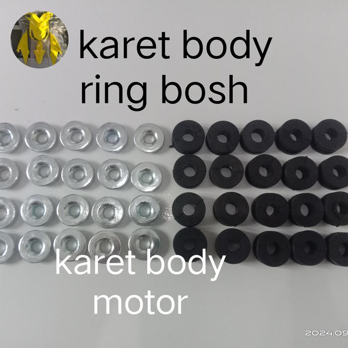 karet body + ring bosh m6  karet gremot body motor