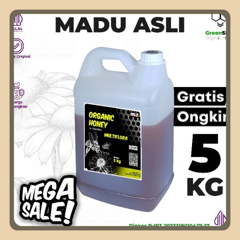 

Grosir Termurah Madu Murni [ 5kg ] Multiflora 100% Raw Honey ORGANIC