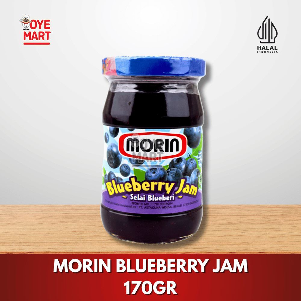 

MORIN BLUEBERRY JAM 170GR / SELAI BLUEBERRY MORIN SELAI ROTI
