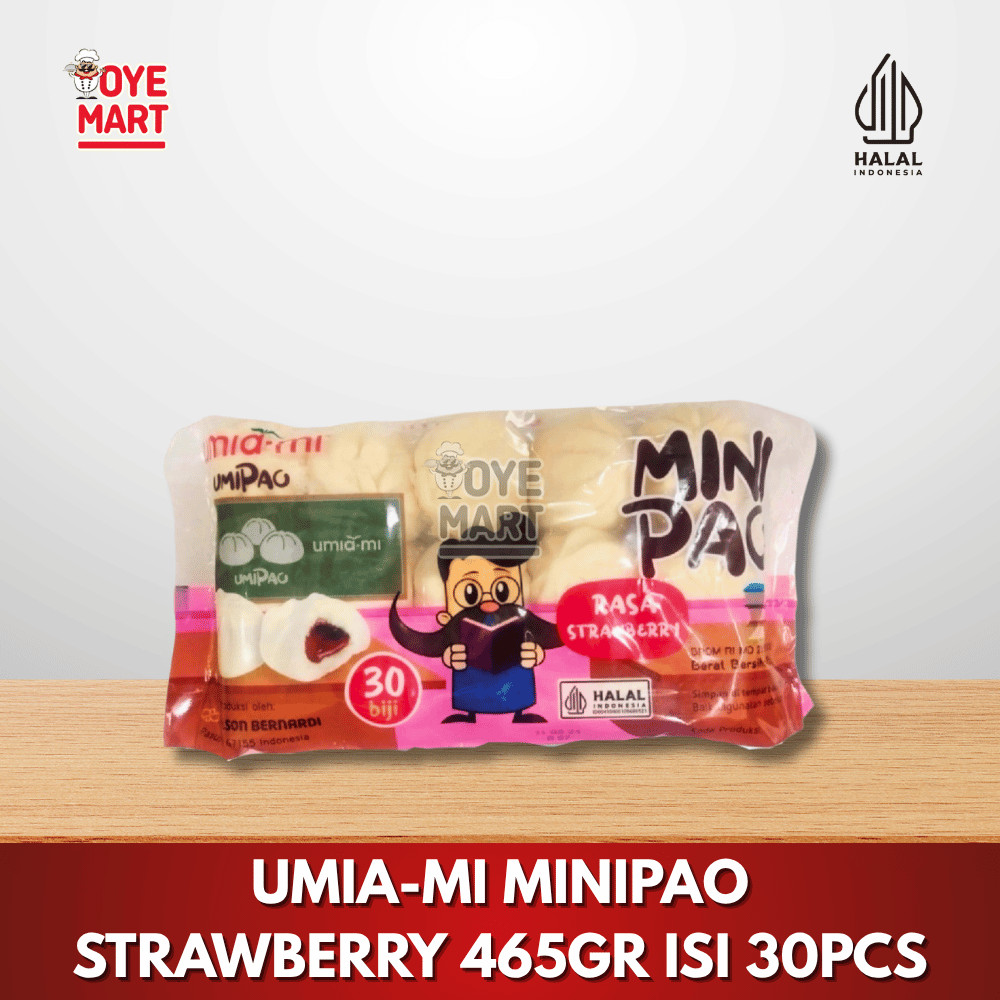 

UMIAMI MINIPAO STRAWBERRY 465GR ISI 30PCS