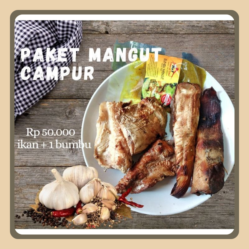 

Paket Masak Mangut (ikan asap+bumbu)