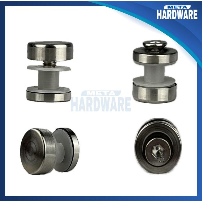 Baut Jepitan Kaca Railing Tangga Stainless