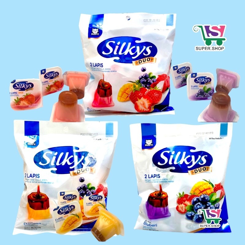 

Silkys Duo Pudding Lapis / Jelly 2 lapis / Jeli isi 10 pcs (1 bks)