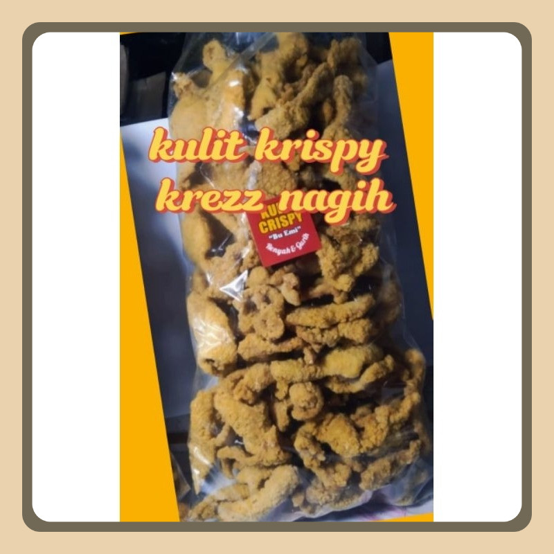 

Keripik Kulit Ayam Crispy Ori 1 Kg Free Buble Wrap Dan Paking Kardus