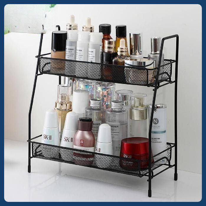 

Terlaris Wars Rak Penyimpanan 2 Susun Meja Dapur Kamar Mandi Multifungsi Bahan Besi