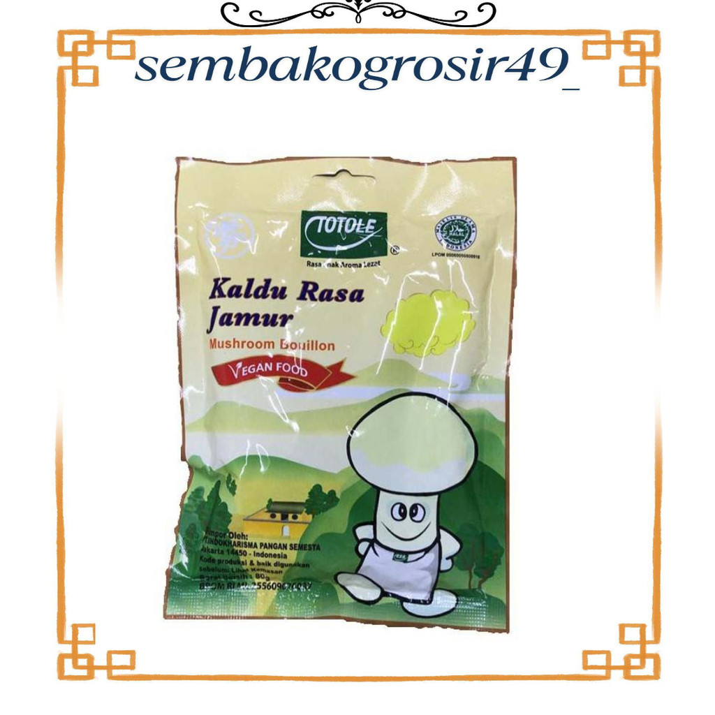 

SSG49 Totole Kaldu Rasa Jamur / Mushroom Seasoning - 80gr 200gr 400gr
