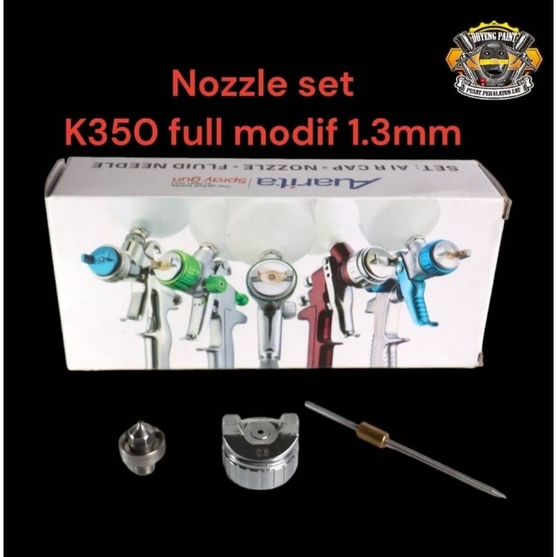 Nozzle set auarita K350 full modif 1.3mm