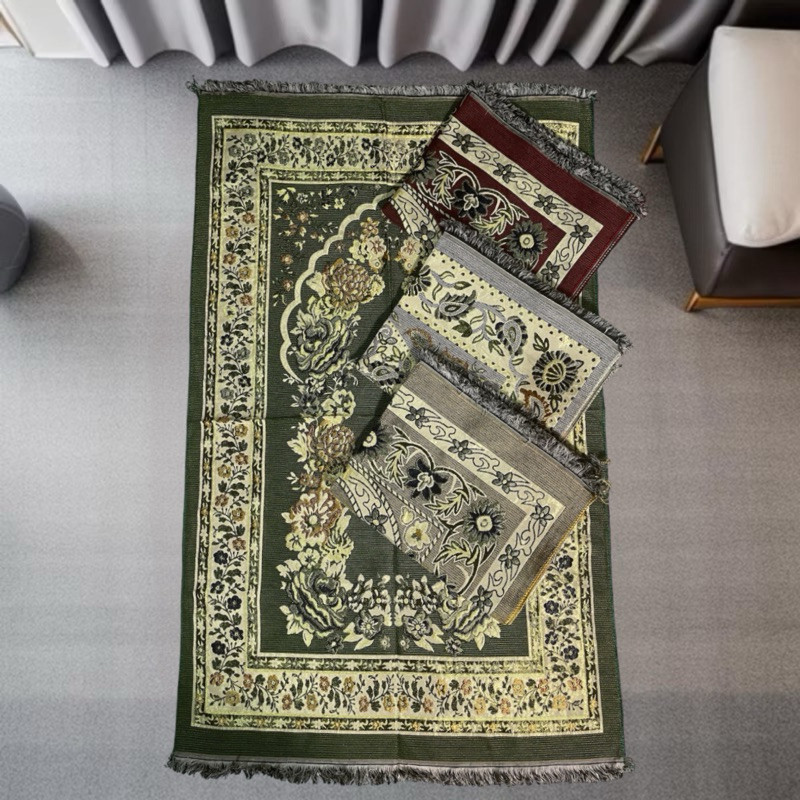 PROMO BUHARA TRAVEL 70x110 cm| Sajadah Turkiye Travel Ukuran Jumbo Dewasa| souvenir Umroh&Tahlil